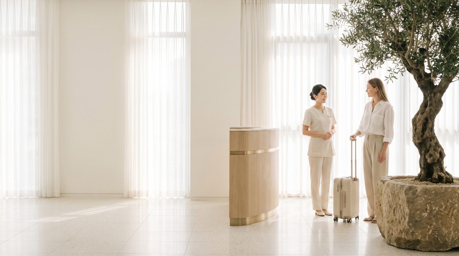 인천공항 도착장 · 전담 기사 대기
